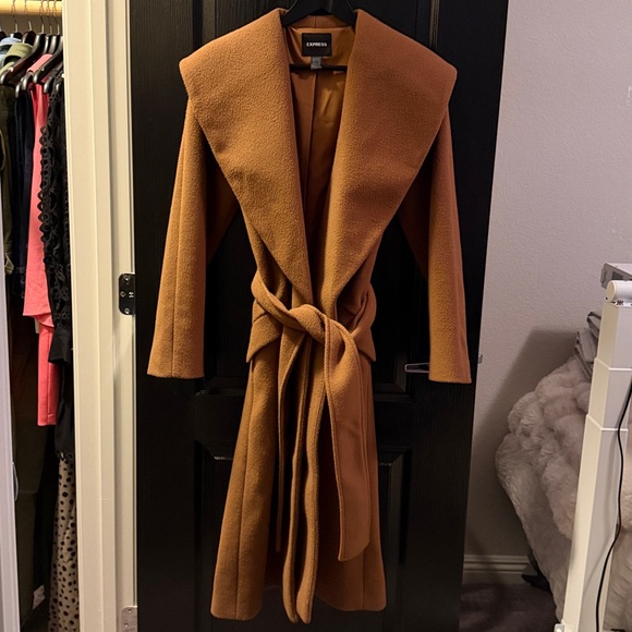 Express Jackets & Blazers - Express Camel Coat